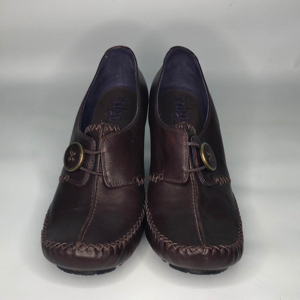 Indigo by Clark’s button slip on heel shoe